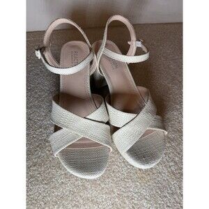 Kenneth Cole Reaction Natural Women's Reeva Platform Heeled Sandal Size 8